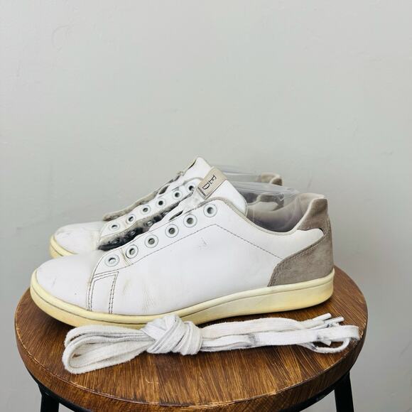 ED By Ellen Degeneres White Lace Up Sneakers Women’s Size 8.5 - Picture 1 of 10